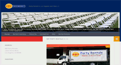 Desktop Screenshot of abypartyrentals.com