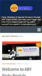 Mobile Screenshot of abypartyrentals.com